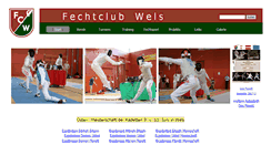 Desktop Screenshot of fechtclub-wels.at