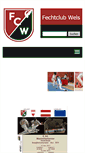 Mobile Screenshot of fechtclub-wels.at